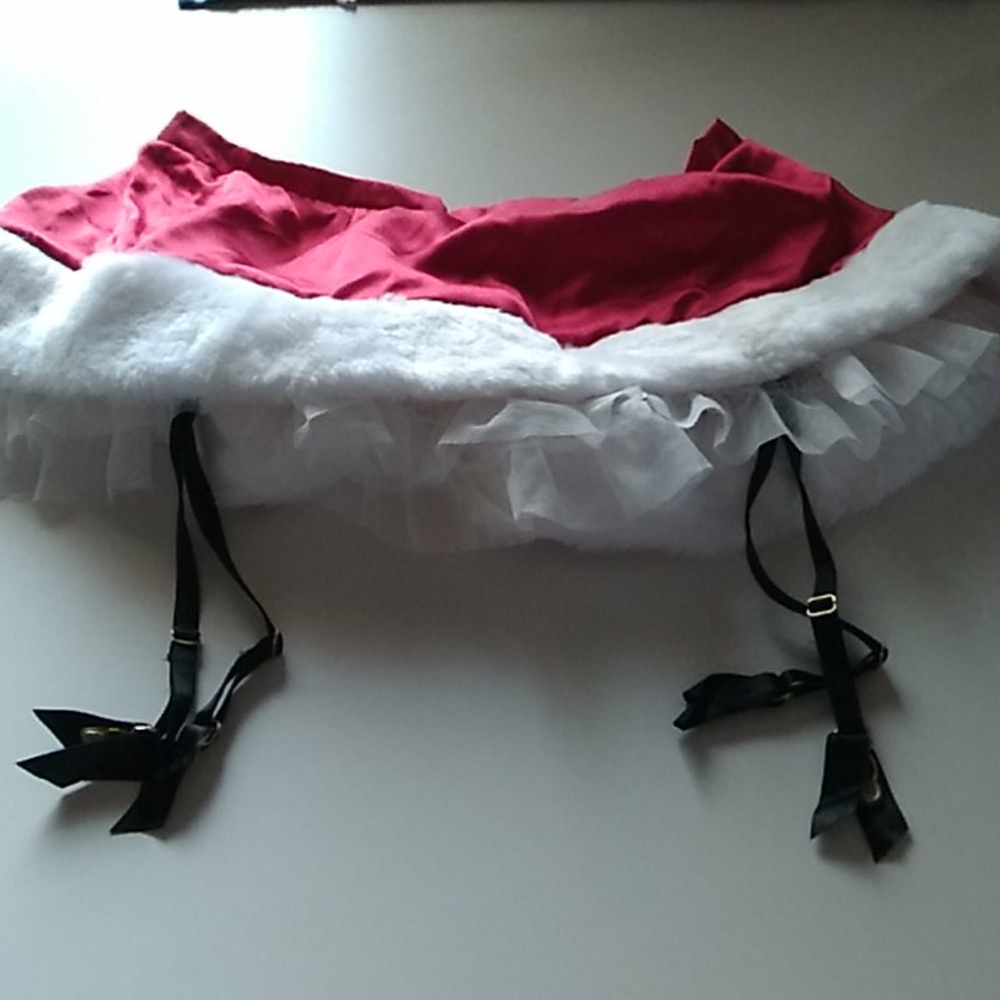 Victoria Secret Santa skirt